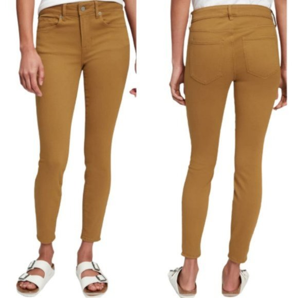 Universal Legging Skinny Jeans in Mustard - Picture 1 of 4